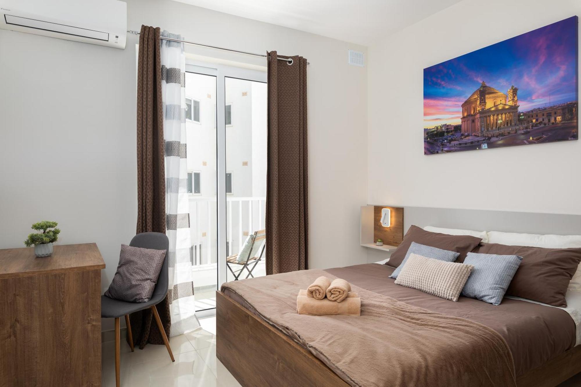 Edka Suites - Modern Sunlit 2Bd Apartments With Balconies - Close To Sliema Promenade, St Julian'S & St Georges Bay 그지라 외부 사진