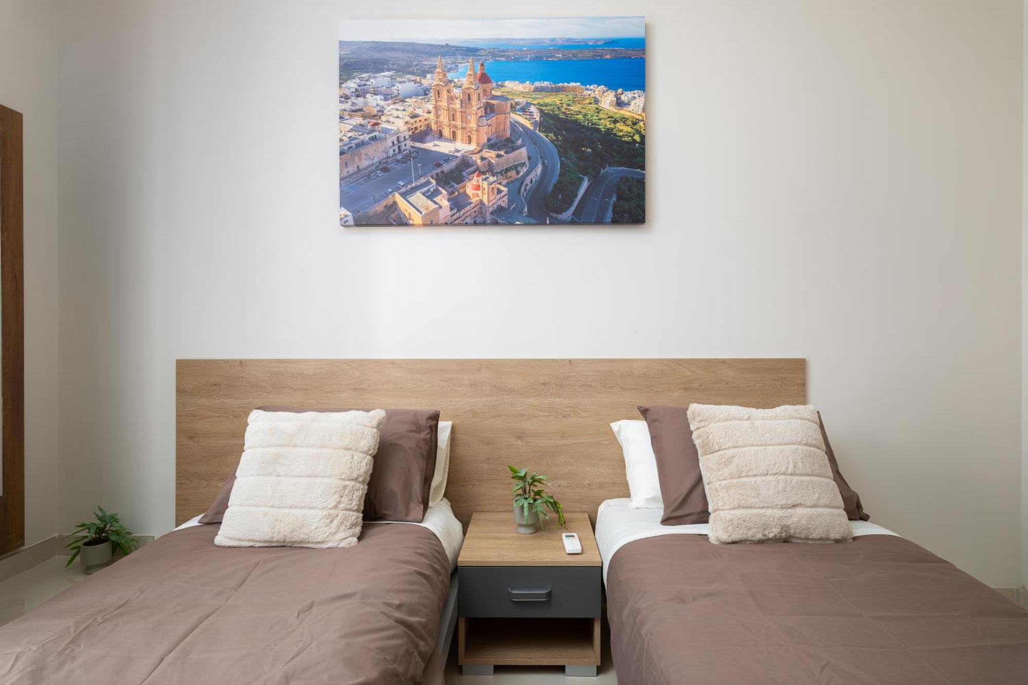 Edka Suites - Modern Sunlit 2Bd Apartments With Balconies - Close To Sliema Promenade, St Julian'S & St Georges Bay 그지라 외부 사진